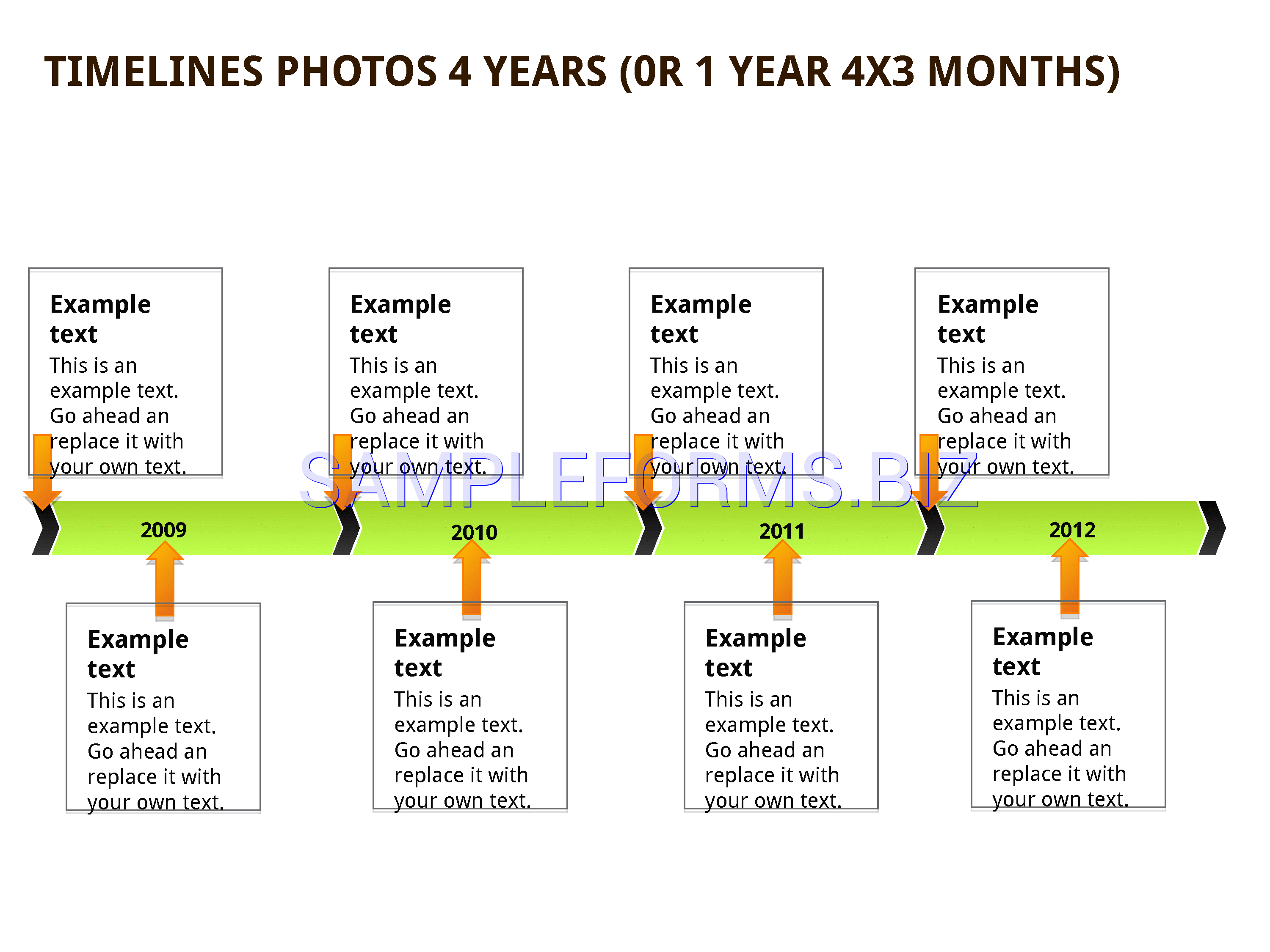 Preview free downloadable Timeline With Photos Examples in PDF (page 8)